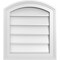 Ekena Millwork Arch Top Surface Mount PVC Gable Vent: Functional, w/ 2"W x 1-1/2"P Brickmould Frame, 16"W x 18"H GVPAR16X1802SF - alternate 1